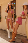 'Cleo' bottom - Vanilla/Red Gingham
