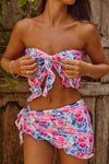 'Samar' sarong - Rosewater